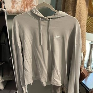 Nike cropped hoodie size large worn once